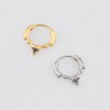 GOTHIC THORN HALO BLACK CZ 316L SURGICAL STEEL EARRING GOTHIC THORN HALO BLACK CZ 316L SURGICAL STEEL EARRING